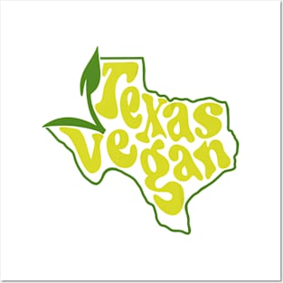 Texas Vegan Posters and Art